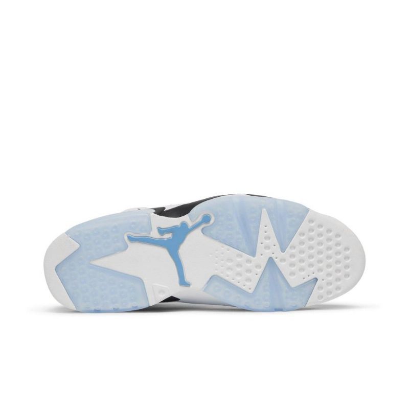 Air Jordan 6 Retro Blå Hvid Sort Sko Herre