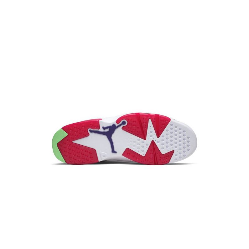 Air Jordan 6 Retro Hvid Grå Rød Sort Sko Herre