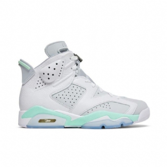 Air Jordan 6 Retro Hvid Grøn Sko Dame