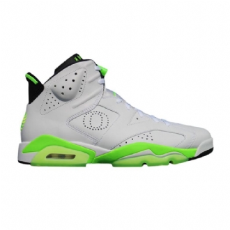 Air Jordan 6 Retro Hvid Grøn Sort Sko Herre