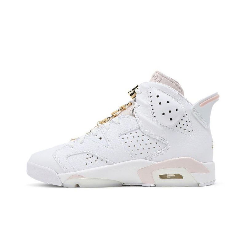 Air Jordan 6 Retro Hvid Guld Sko Dame