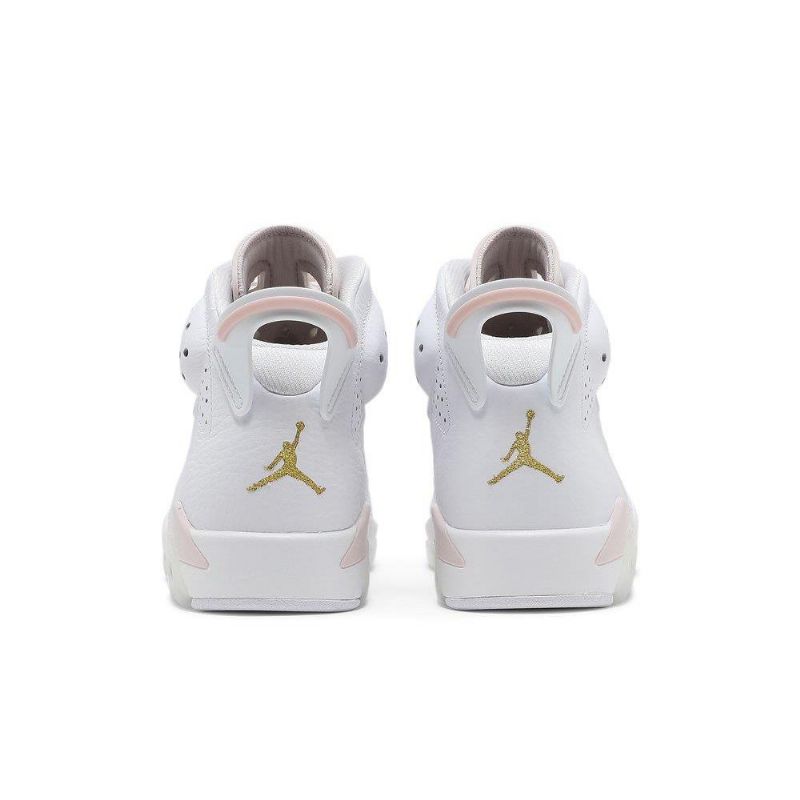 Air Jordan 6 Retro Hvid Guld Sko Dame