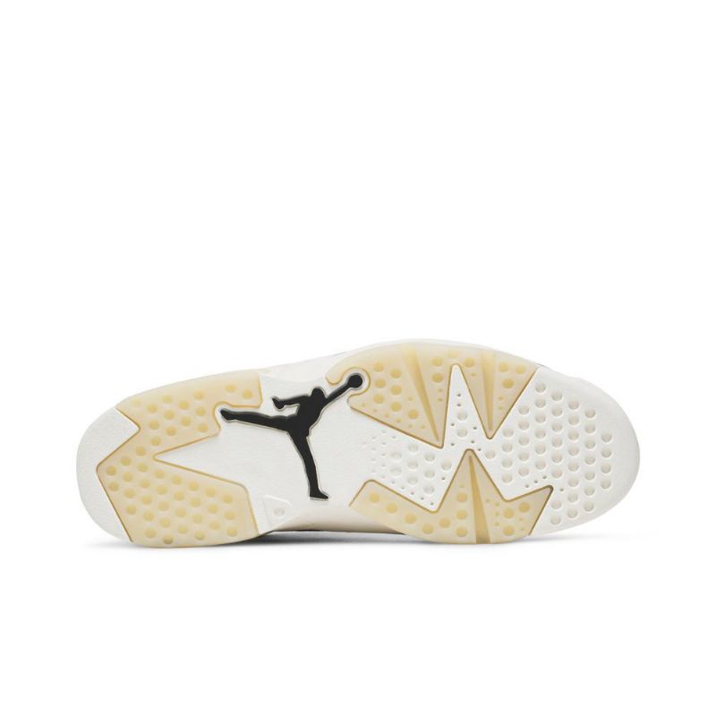Air Jordan 6 Retro Hvid Lilla Sort Sko Herre