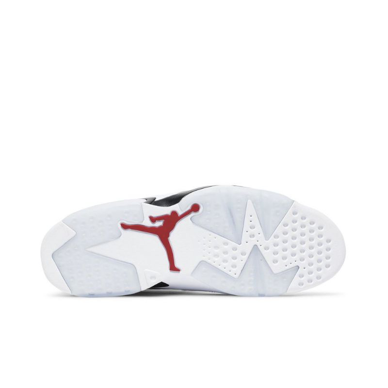 Air Jordan 6 Retro Og Hvid Rød Sort Sko Herre