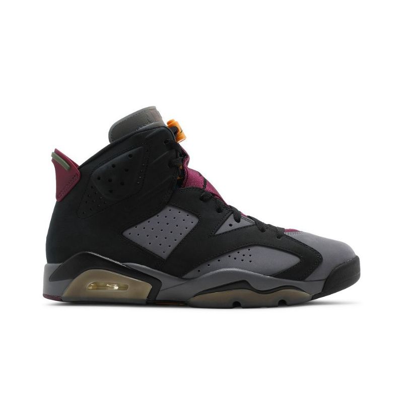 Air Jordan 6 Retro Sort Grå Bordeaux Sko Herre