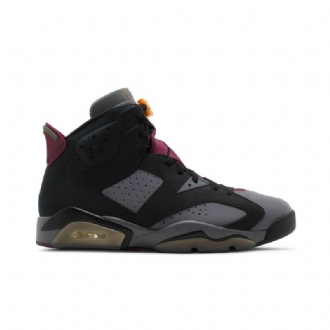 Air Jordan 6 Retro Sort Grå Bordeaux Sko Herre