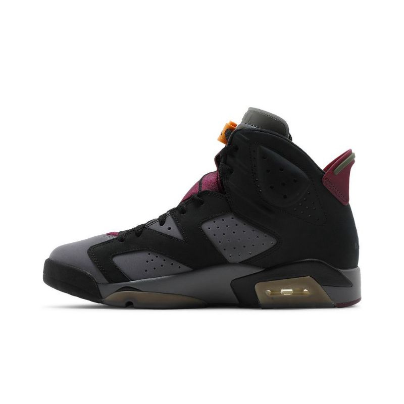 Air Jordan 6 Retro Sort Grå Bordeaux Sko Herre