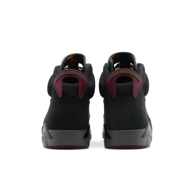 Air Jordan 6 Retro Sort Grå Bordeaux Sko Herre