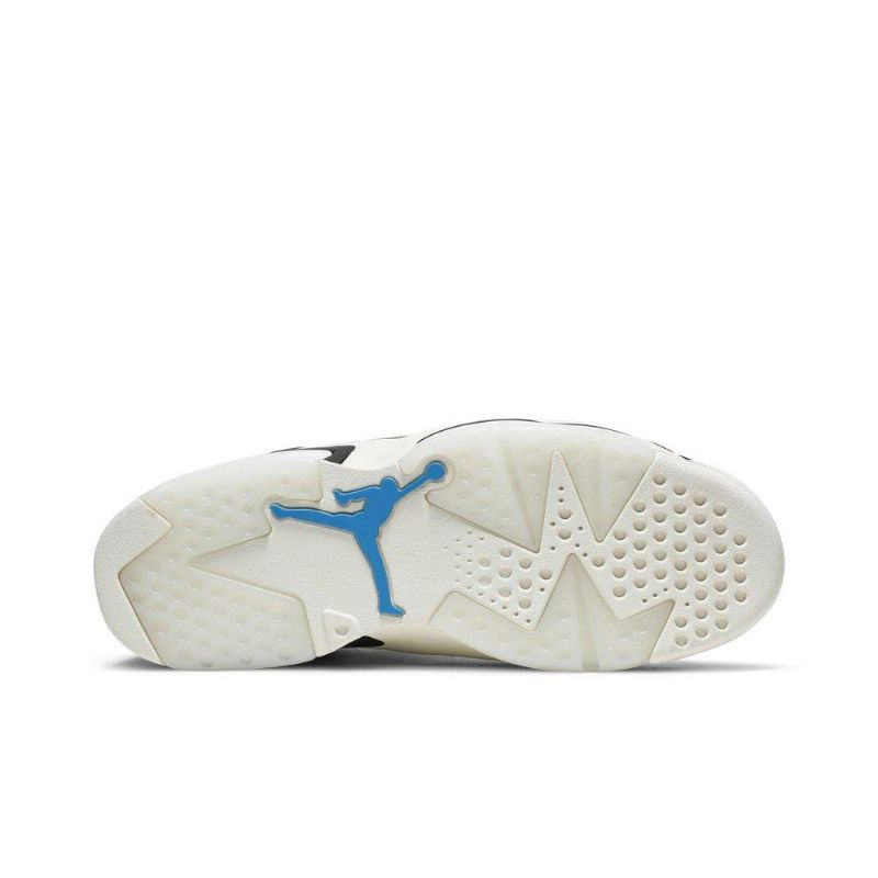 Air Jordan 6 Retro Sort Grå Sølv Sko Dame