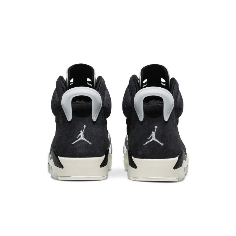 Air Jordan 6 Retro Sort Grå Sølv Sko Dame