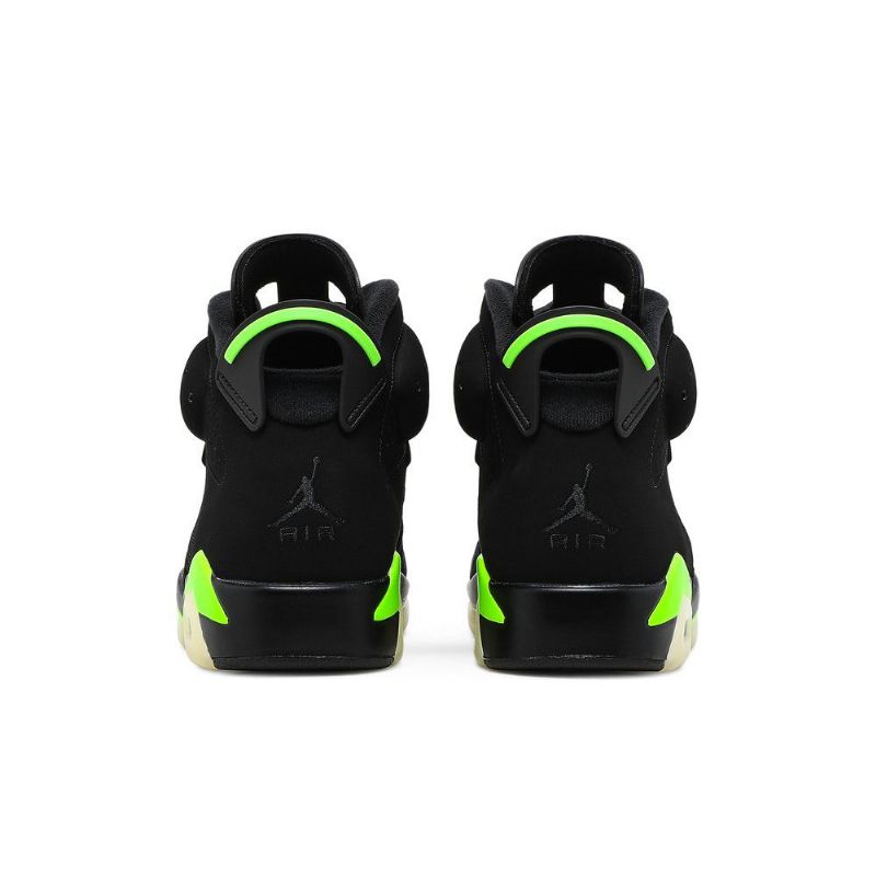 Air Jordan 6 Retro Sort Grøn Sko Herre