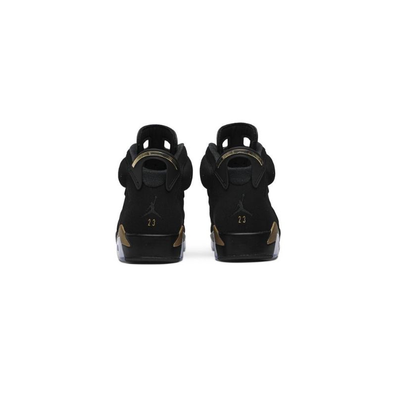 Air Jordan 6 Retro Sort Guld Sko Herre