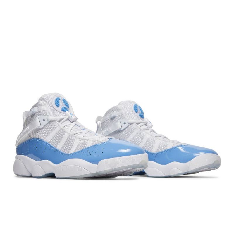Air Jordan 6 Rings Hvid Blå Sko Herre