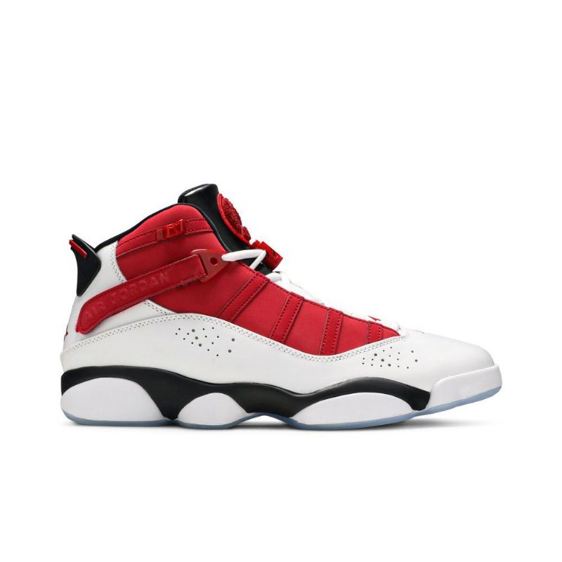 Air Jordan 6 Rings Hvid Rød Sort Sko Herre