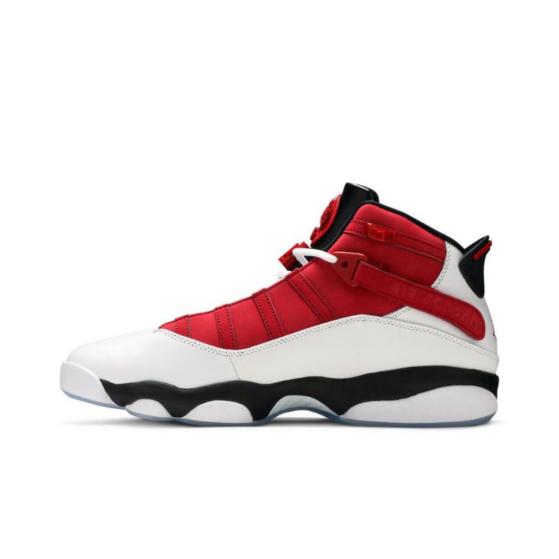 Air Jordan 6 Rings Hvid Rød Sort Sko Herre