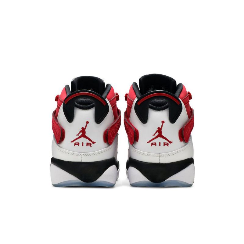 Air Jordan 6 Rings Hvid Rød Sort Sko Herre