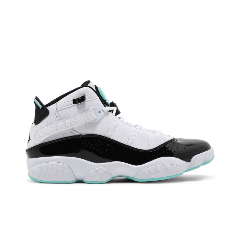 Air Jordan 6 Rings Hvid Sort Blå Sko Herre