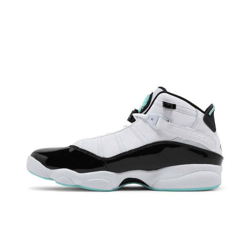 Air Jordan 6 Rings Hvid Sort Blå Sko Herre