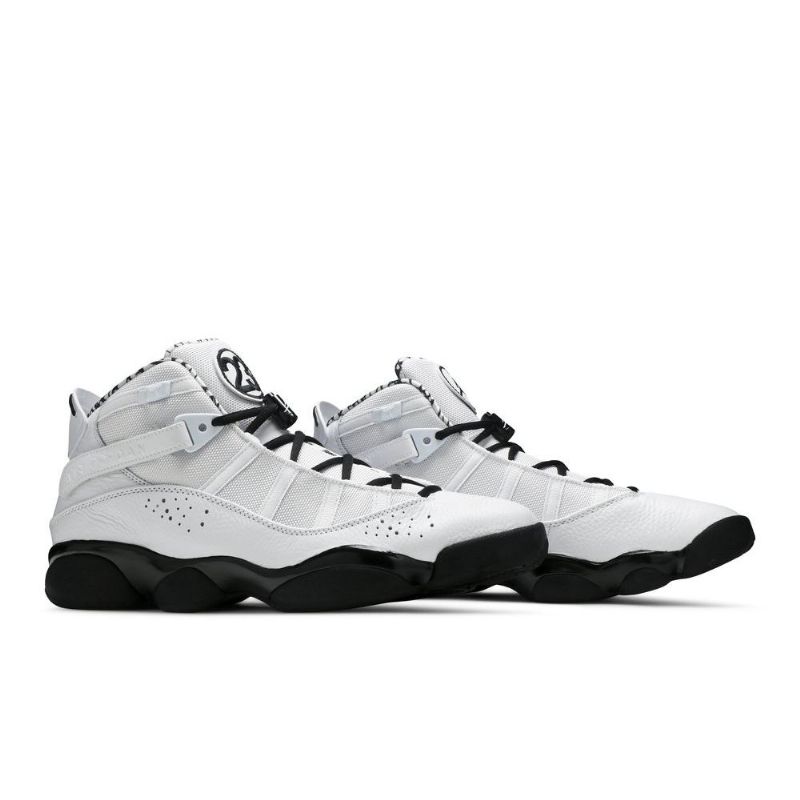 Air Jordan 6 Rings Hvid Sort Sko Herre