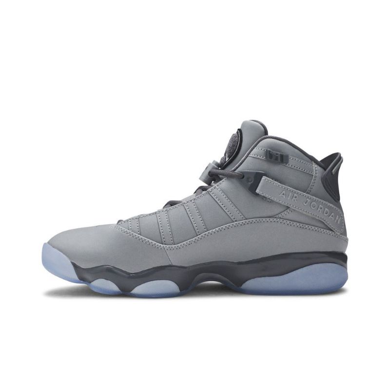 Air Jordan 6 Rings Sølv Hvid Grå Sko Herre