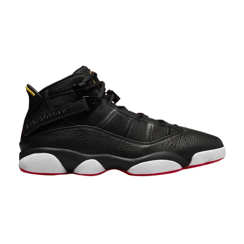 Air Jordan 6 Rings Sort Gul Sko Herre