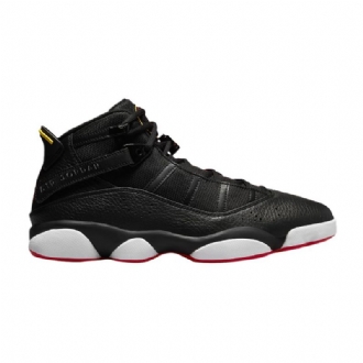 Air Jordan 6 Rings Sort Gul Sko Herre