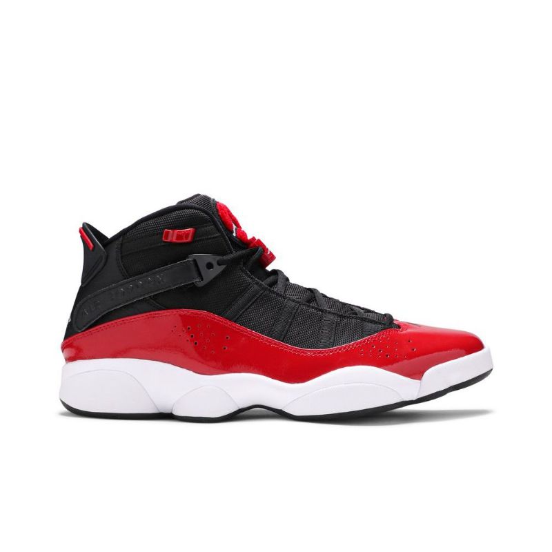 Air Jordan 6 Rings Sort Rød Hvid Sko Herre