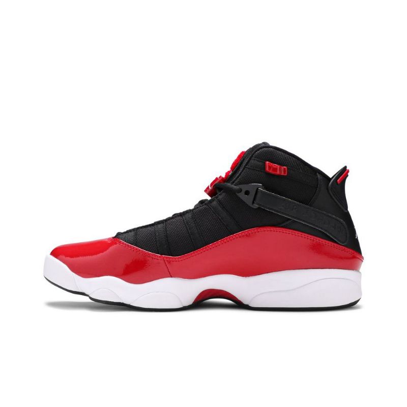 Air Jordan 6 Rings Sort Rød Hvid Sko Herre