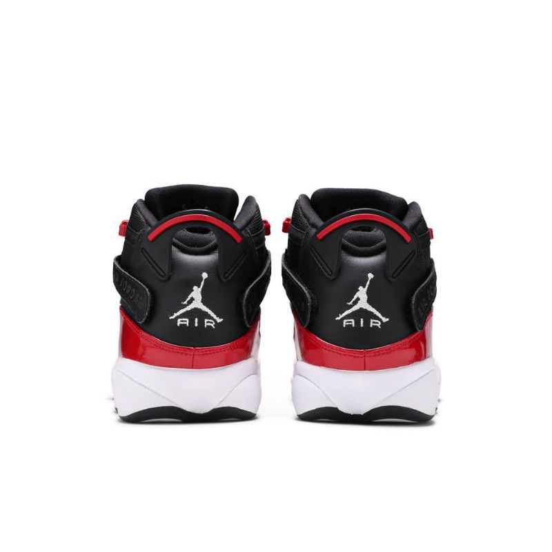 Air Jordan 6 Rings Sort Rød Hvid Sko Herre