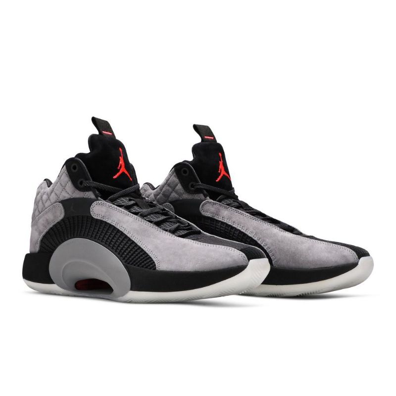 Air Jordan 35 Grå Sort Sko Herre
