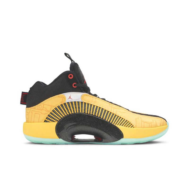 Air Jordan 35 Guld Sort Rød Sko Herre