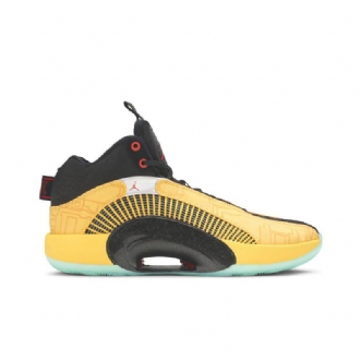 Air Jordan 35 Guld Sort Rød Sko Herre