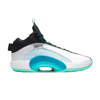 Air Jordan 35 Guo Ailun Gc Pf Hvid Sort Blå Sølv Sko Herre