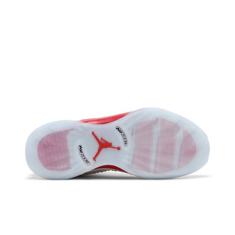 Air Jordan 35 Hvid Sølv Rød Sko Herre