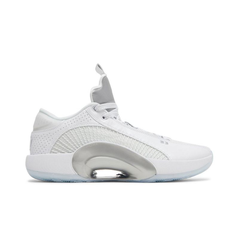 Air Jordan 35 Low Hvid Sølv Sko Herre