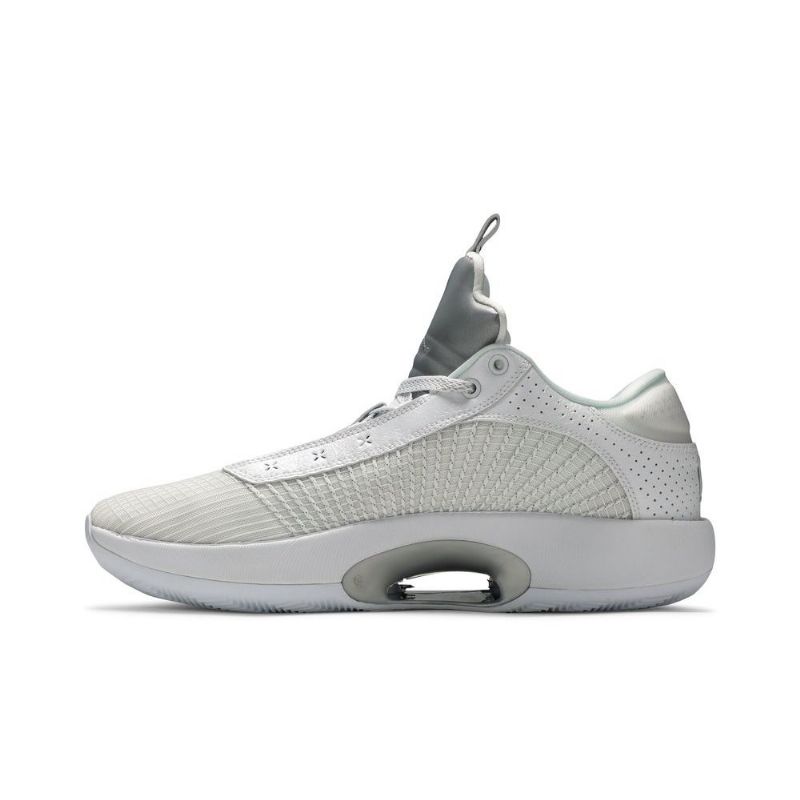Air Jordan 35 Low Pf Hvid Sølv Sko Herre