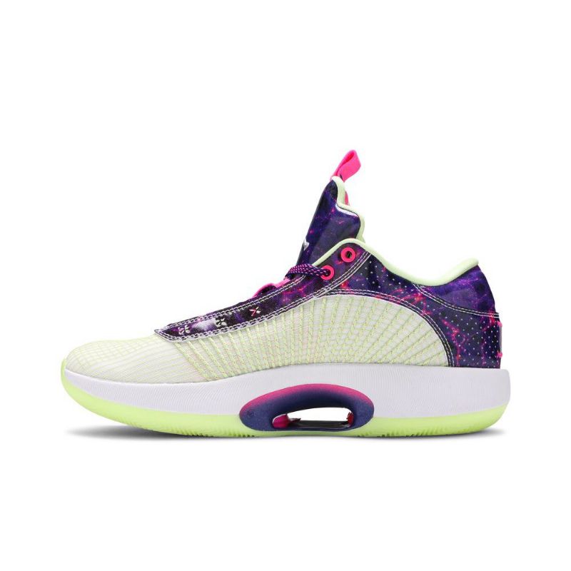 Air Jordan 35 Luka Doncic Low Hvid Lilla Lyserød Sko Herre