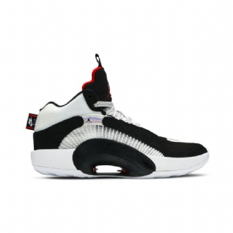 Air Jordan 35 Pf Sort Hvid Rød Sko Herre