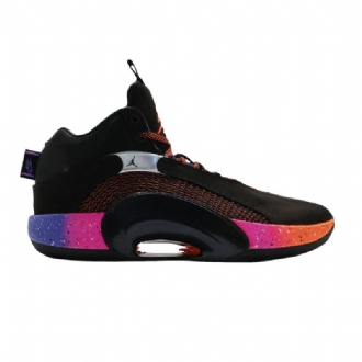 Air Jordan 35 Pf Sort Orange Sko Herre