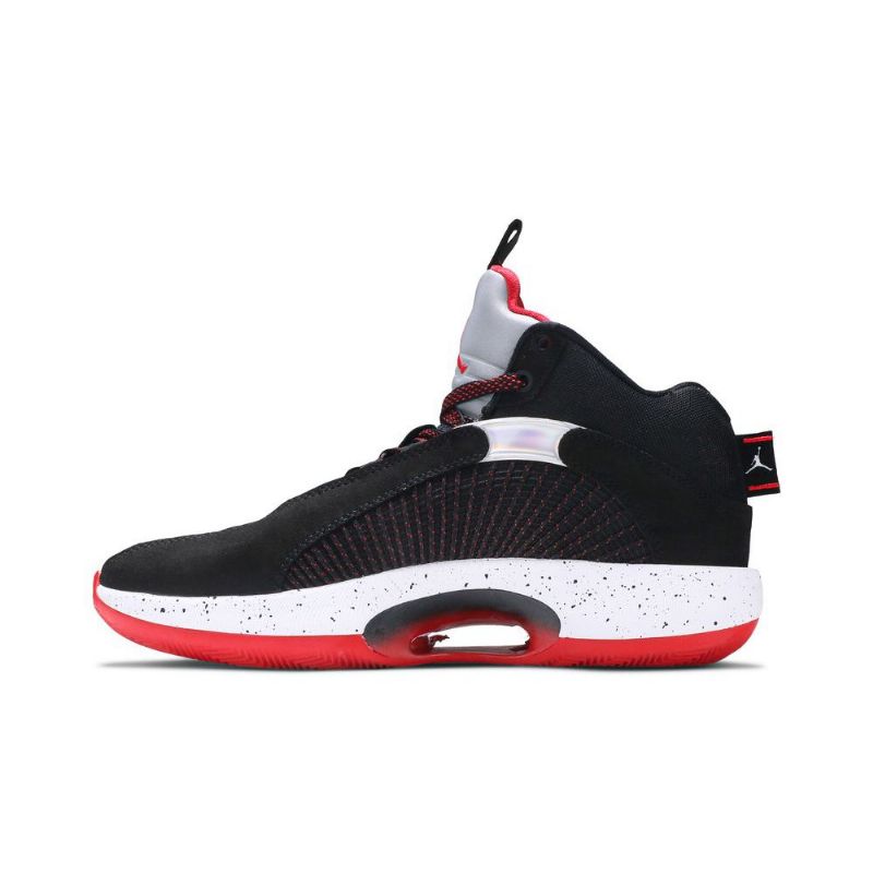 Air Jordan 35 Pf Sort Rød Sølv Hvid Sko Herre