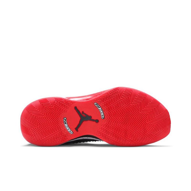 Air Jordan 35 Pf Sort Rød Sølv Hvid Sko Herre