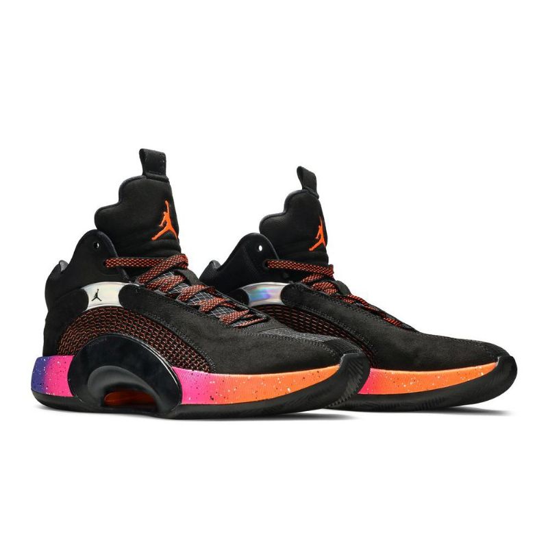 Air Jordan 35 Sort Orange Lilla Lyserød Sko Herre