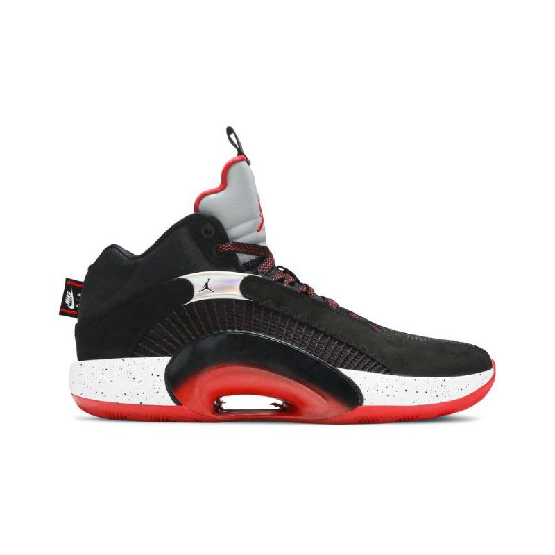 Air Jordan 35 Sort Sølv Rød Sko Herre
