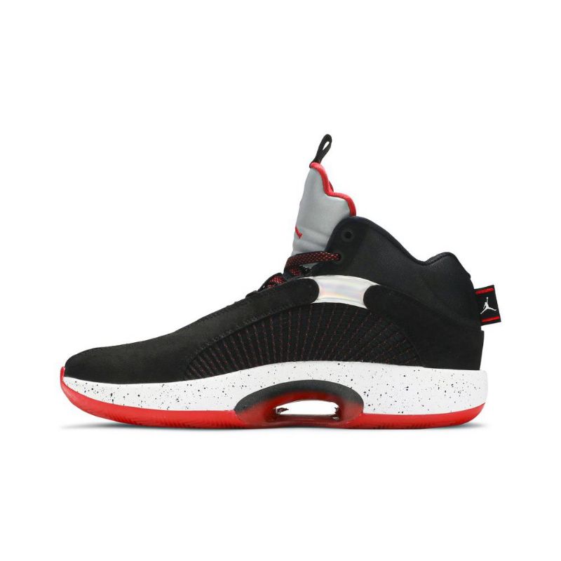 Air Jordan 35 Sort Sølv Rød Sko Herre