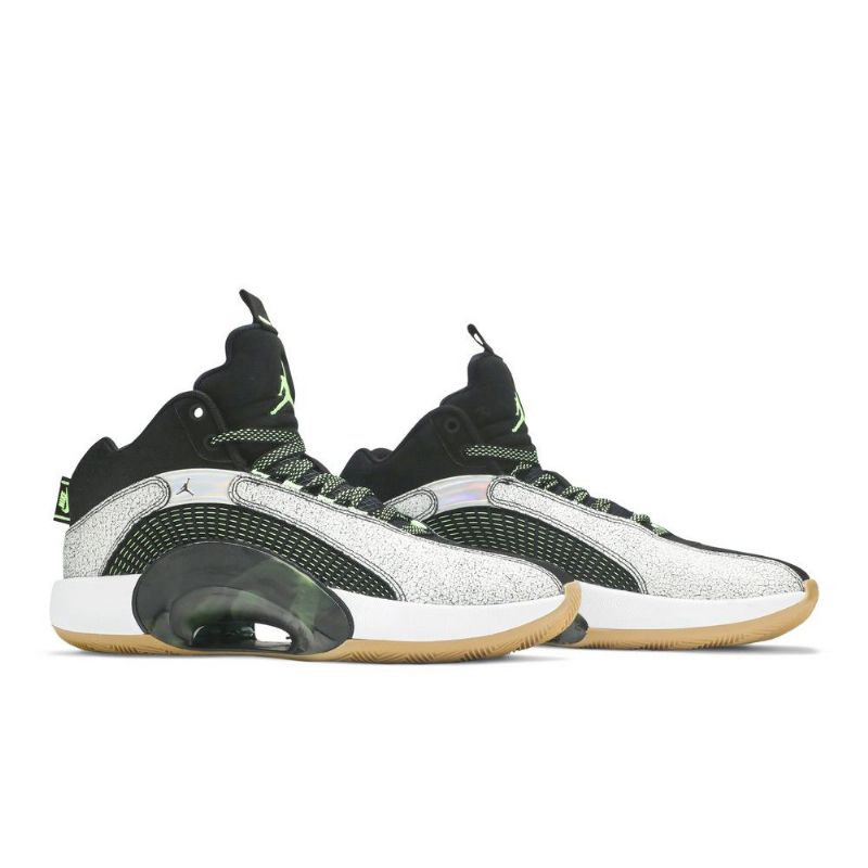 Air Jordan 35 Zion Williamson Hvid Sort Grøn Sko Herre