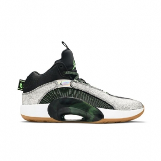Air Jordan 35 Zion Williamson Pf Hvid Sort Grøn Sko Herre