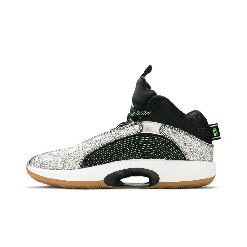 Air Jordan 35 Zion Williamson Pf Hvid Sort Grøn Sko Herre