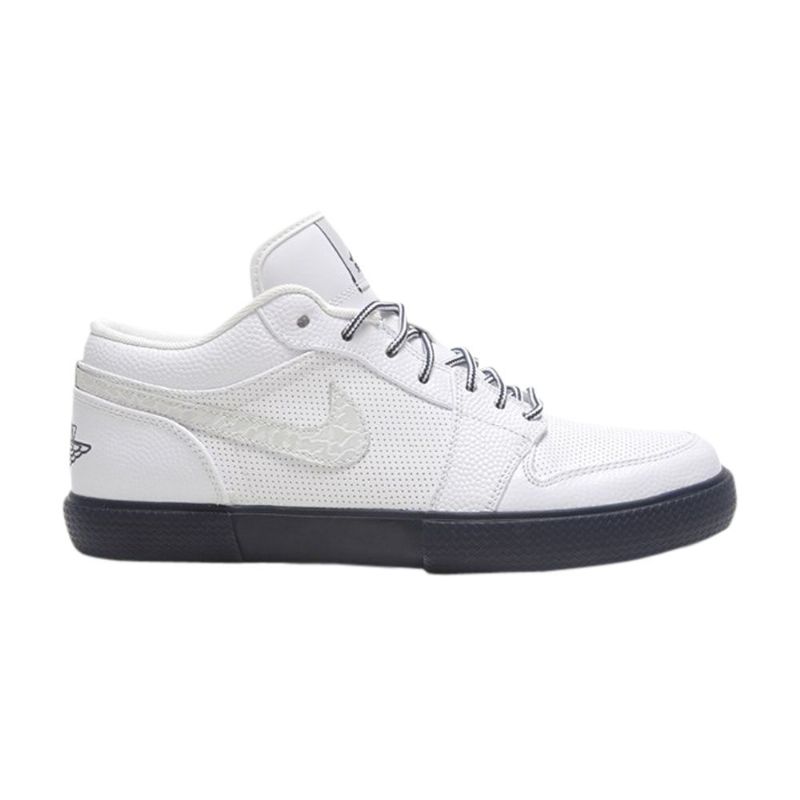 Air Jordan Retro V.1 Hvid Marineblå Sko Herre