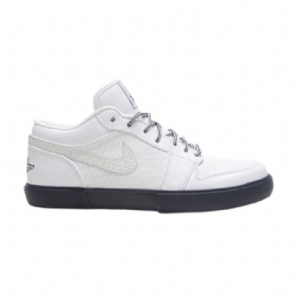 Air Jordan Retro V.1 Hvid Marineblå Sko Herre