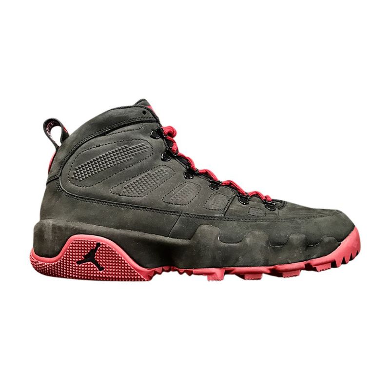 Air Jordan 9 Retro Boot Pe Sort Rød Sko Herre